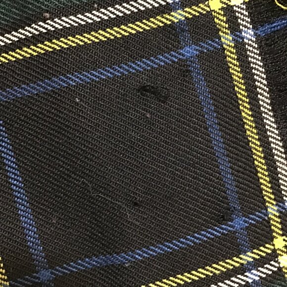 Vintage R.J. McCarthy Black/Multicolour Plaid Kilt Size S - Picture 12 of 14